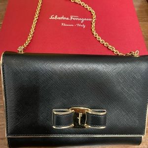 Authentic Salvatore Ferragamo Crossbody/Clutch